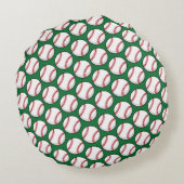 野球名ラウンドスポーツキッズデコールおもしろい ラウンドクッション (裏面)