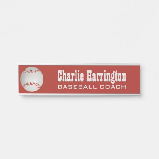 野球名前をカスタムする&カラー サインプレート (正面)