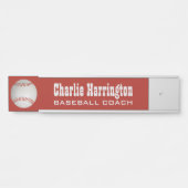 野球名前をカスタムする&カラー サインプレート (正面)