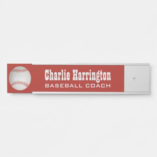 野球名前をカスタムする&カラー サインプレート (正面)