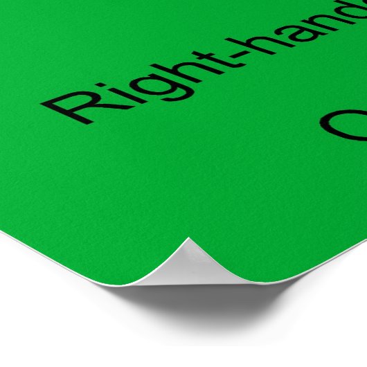 野球場の図 ポスター (角)