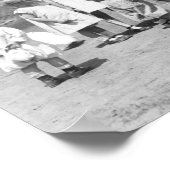 野球場の少年と少女 ポスター (角)