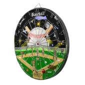 野球場の星明かりの夜 ダーツボード (正面右)