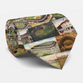 野球場の郵便はがきのタイ ネクタイ (ロール)