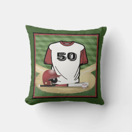 野球場カスタムジャージー番号 クッション