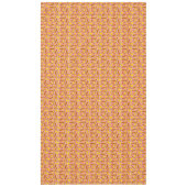 野球場ストライプのホットドッグズマスタードパターン テーブルクロス (正面)