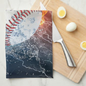 野球場 キッチンタオル (四つ折り)