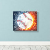 野球場 キャンバスプリント (インサイチュ (ウッドフロア))