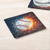 野球場 スクエアペーパーコースター (アングル)