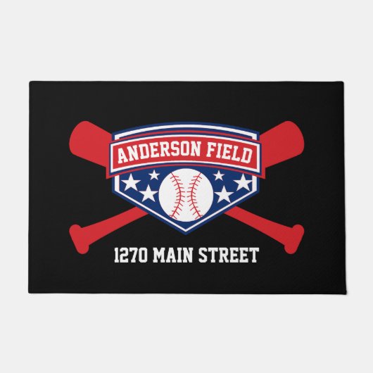 野球場 ドアマット (正面)