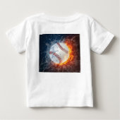 野球場 ベビーTシャツ (裏面)