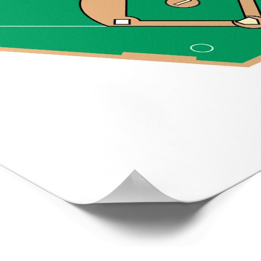 野球場 ポスター (角)