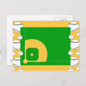 野球場 ポストカード (正面/裏面)