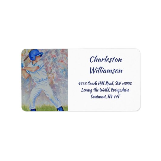 野球場 ラベル (正面)