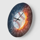 野球場 ラージ壁時計 (傾斜)