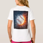 野球場 Tシャツ (裏面)