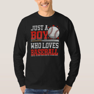 野球大好き少年 アメリカンスポーツ Tシャツ