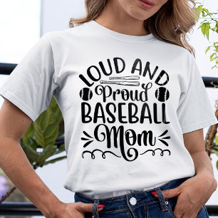 野球大誇りを持った母 Tシャツ