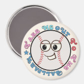 野球好きの贈り物 マグネット (正面/裏面)