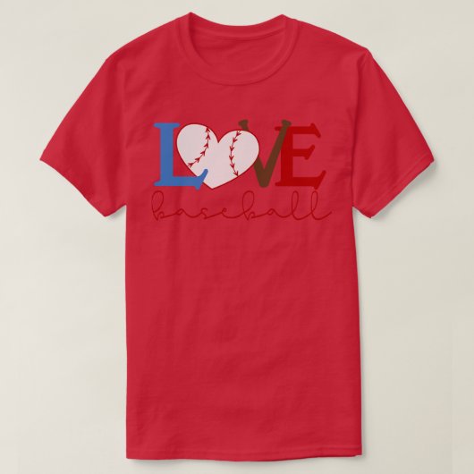 野球好き1 Tシャツ (デザイン正面)
