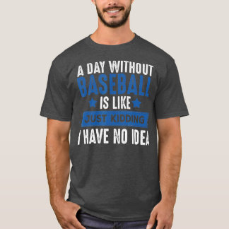 野球好カッコいいきの贈り物ファン Tシャツ