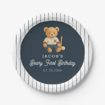 野球少年くまの1歳の誕生日