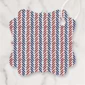 野球少年の赤ちゃんシャワー フェイバータグ (裏面)