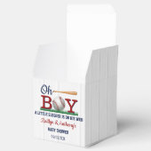 野球少年の赤ちゃんシャワー フェイバーボックス (オープン)