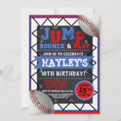野球少年ジャンプトランポリン遊パーク 招待状 (正面)