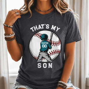 野球少年ママ スポーツ オーダーメイド 子供 男の子 トライブレンドＴシャツ