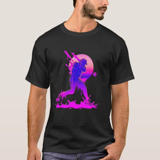 野球少年用アイスTシャツ - 野球ドリ Tシャツ (正面)