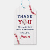 野球少年誕生会 ギフトタグ (正面)