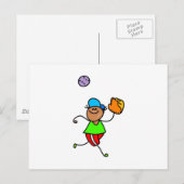 野球少年 ポストカード (正面/裏面)