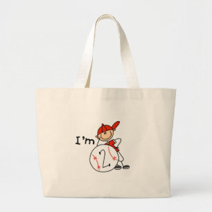 野球少年 2歳 Tシャツとギフト ラージトートバッグ