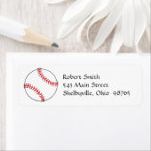 野球差出人住所ラベル ラベル (インサイチュ)
