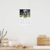 野球帽のゴルフの壁遊カレンダーにマウス ポスター (キッチン)