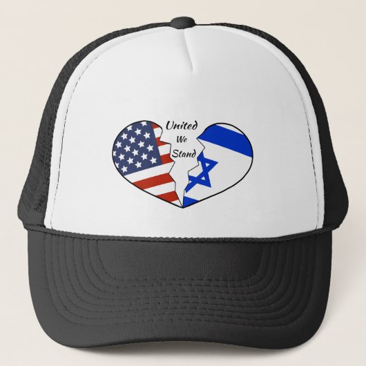 野球帽:イスラエル統一されたUSA We Stand キャップ (正面)