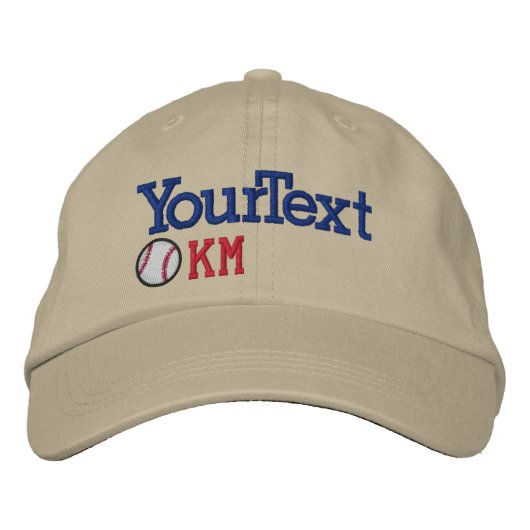 野球帽(SRF) 刺繍入りキャップ (正面)