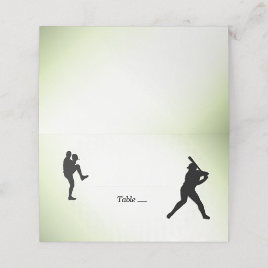 野球座席表 プレイスカード (外部開封)