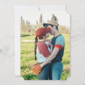 野球愛のリハーサルディナー招待状 招待状 (裏面)