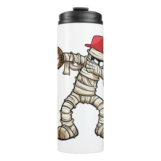 野球愛好家のためのハロウィンデザイン タンブラー (正面)