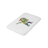 野球愛好家のためのハロウィンデザイン バスマット (アングル)