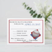 野球感じ紙返信 出欠カード (スタンド正面)