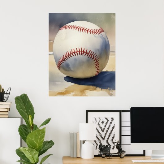 野球感動的 ポスター (ホームオフィス)