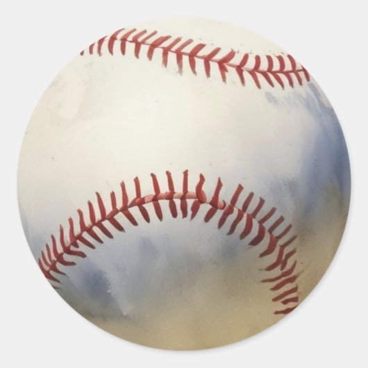 野球感動的 ラウンドシール (正面)