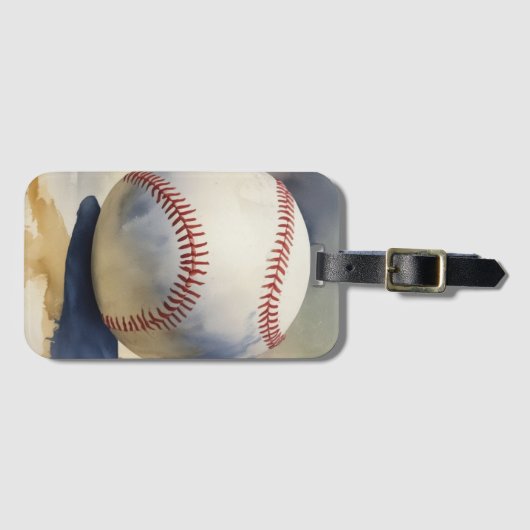 野球感動的 ラゲッジタグ (正面横)