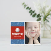 野球感謝していテーマ君の少年向け葉書 ポストカード (スタンド正面)