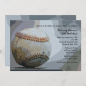 野球招待状 招待状 (正面/裏面)