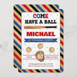 野球招待状 招待状