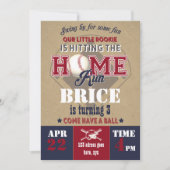 野球招待状 招待状 (正面)